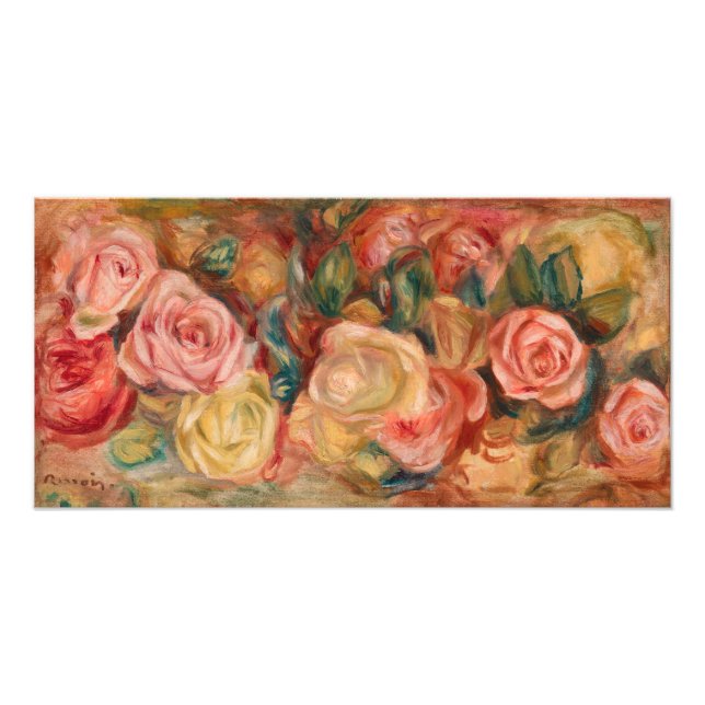 Impression Photo Pierre-Auguste Renoir - Roses (Devant)