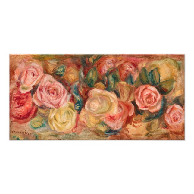 Impression Photo Pierre-Auguste Renoir - Roses (Devant)