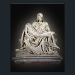 IMPRESSION PHOTO PIETA DE MICHELANGELO<br><div class="desc">IMAGE DE DÉVOTION DE LA PIETA DE MICHELANGELO</div>