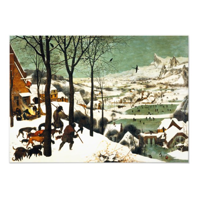 Impression Photo Pieter Bruegel Hunters dans la neige (Devant)