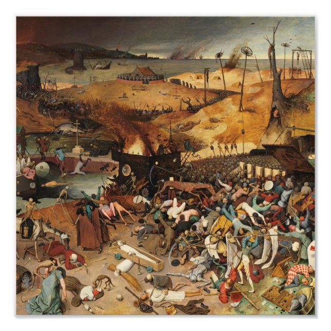 Impression Photo Pieter Brueghel Viejo el triunfo de la muerte (Devant)
