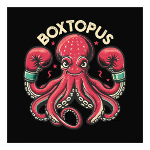 Impression Photo Pieuvre Boxeuse - Boxtopus