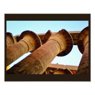 Impression Photo Piliers du temple de Karnak