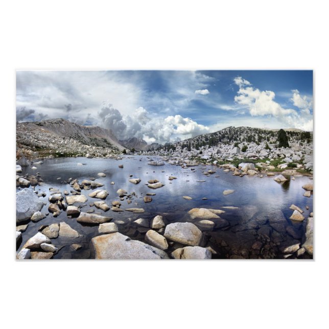 Impression Photo Pine Creek Pass - Sierra Nevada (Devant)