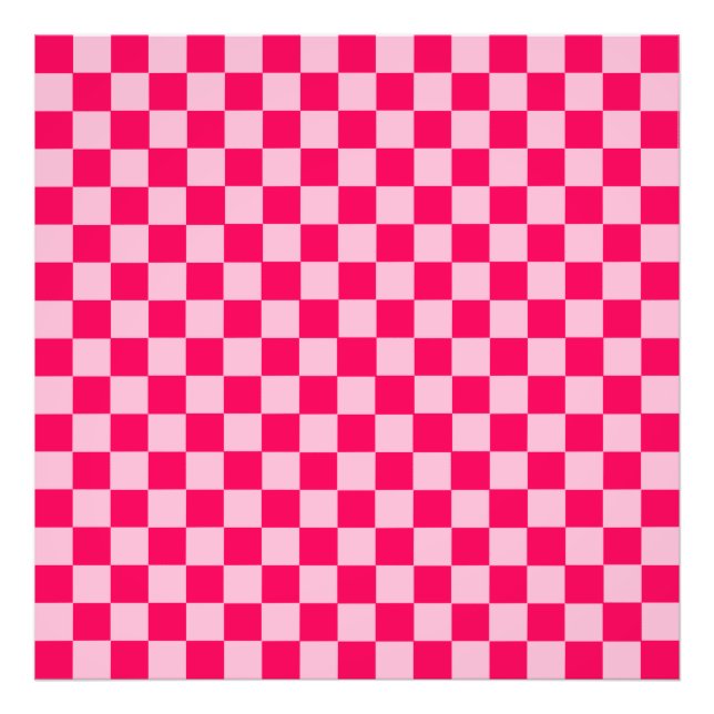 Impression Photo Pink Combination Classic Checkerboard par STaylor (Devant)
