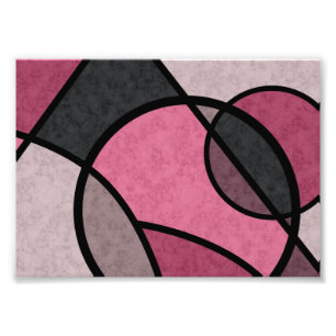 Impression Photo Pink Sunrise, abstrait