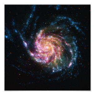 Impression Photo Pinwheel Galaxy Espace Spiral