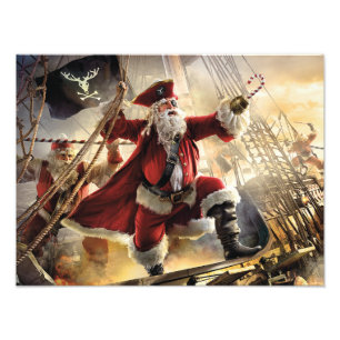 Impression Photo Pirate Père Noël