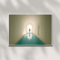 Piscine Dreamcore avec entité - Liminal