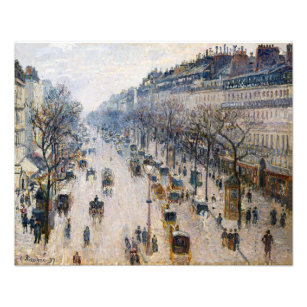 Impression Photo Pissarro - Boulevard Montmartre, Matin d'hiver
