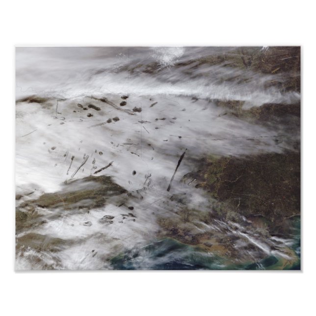 Impression Photo Pistes de dissipation de l'aéronef (Devant)