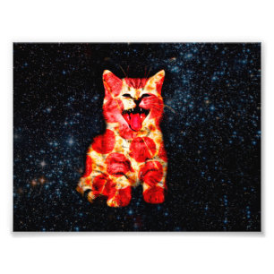Impression Photo Pizza Cat