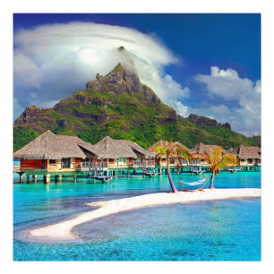 Impression Photo Plage ฺ Bora Bora