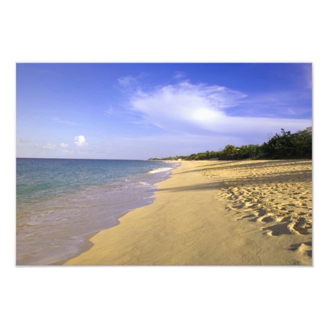 Impression Photo plage de Baie Longue, St-Martin, (Devant)