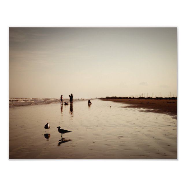 Impression Photo Plage de Galveston Beachlife (Devant)