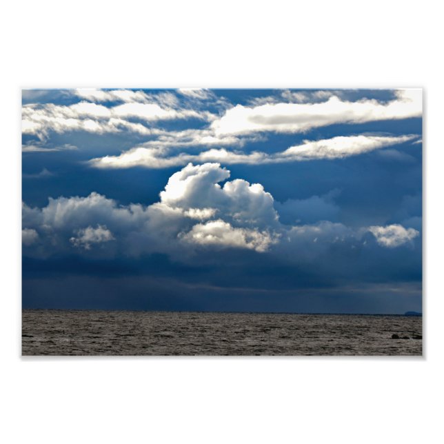 Impression Photo Plage de père Noël Monica (Devant)