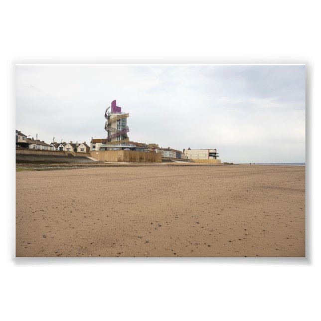 Impression Photo Plage de Redcar et Beacon (Devant)