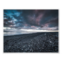 Plage de sable noir