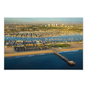 Impression Photo Plage la Californie de Newport