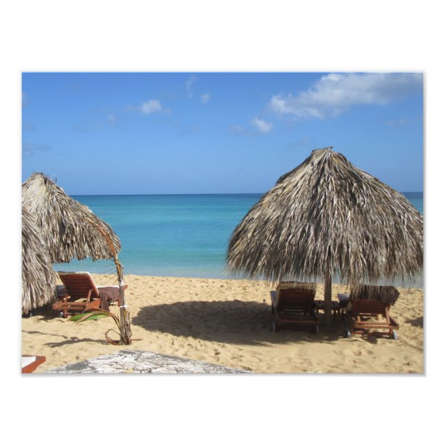 Impression Photo Plage Palapas (Devant)