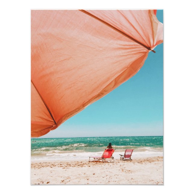 Impression Photo Plage Trocadero - Marbella - Espagne (Devant)