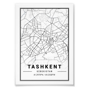 Impression Photo Plan de Tachkent - Ouzbékistan Light City