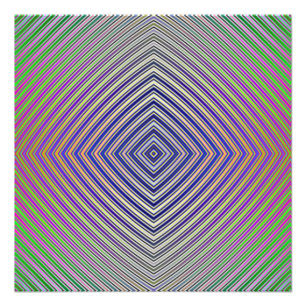 Impression Photo Plan pyramidal psychédélique