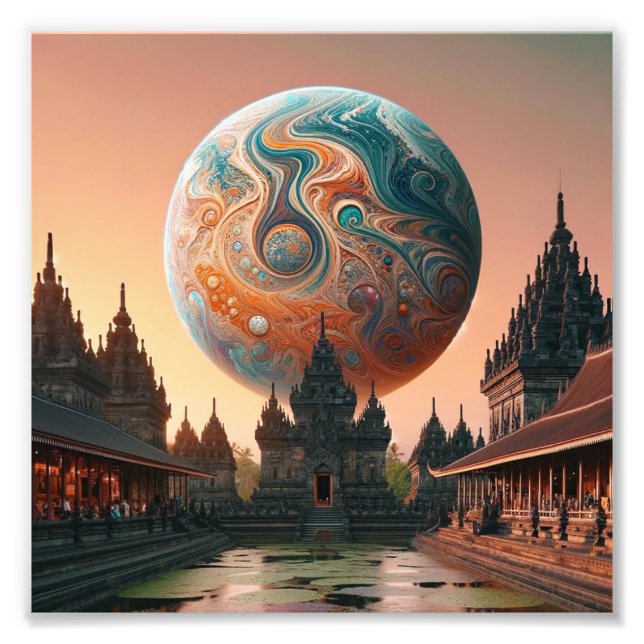 Impression Photo Planète Indonésie (Devant)