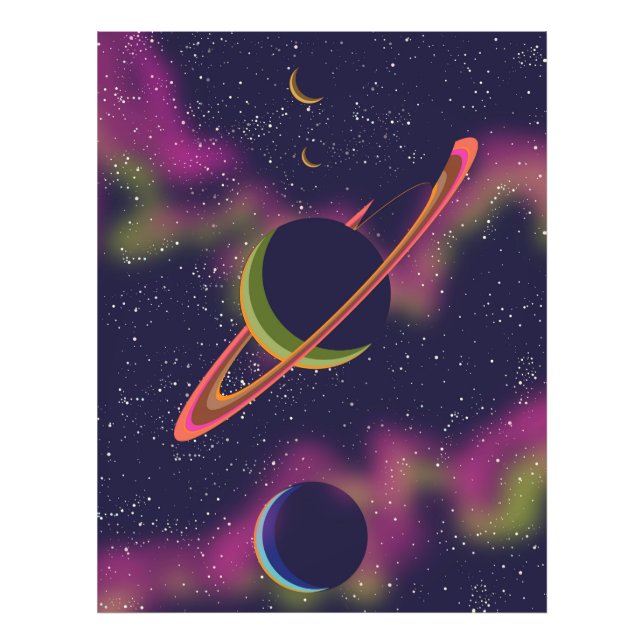 Impression Photo Planètes et Étoiles (Devant)