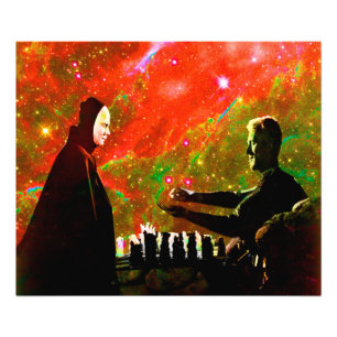 Impression Photo Playing Chess with Death