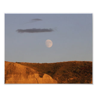 Impression Photo Pleine lune sur la montée