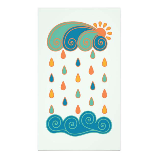 Impression Photo Pluie amusante (Devant)