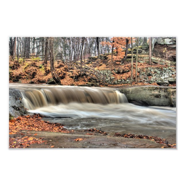 Impression Photo Plum Creek Falls, Olmstead Falls, Ohio (Devant)