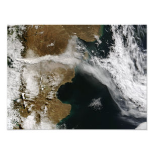 Impression Photo Plume de cendres de l'éruption du volcan Chaiten,