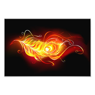 Impression Photo Plumes de paquetage de feu