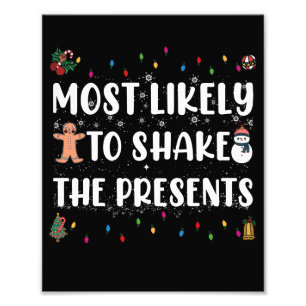 Impression Photo Plus susceptible de secouer les cadeaux Noël drôle