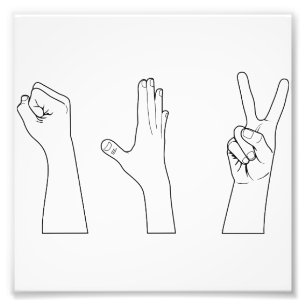 Impression Photo Poignées de ciseaux de papier