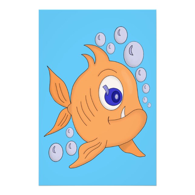 Impression Photo Poisson avec Coque-coque iphone de dents pointues (Devant)