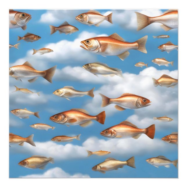 Impression Photo Poisson pluvieux (Devant)