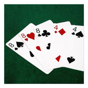 Impression Photo Poker Hands - Full House - Huit et Quatre