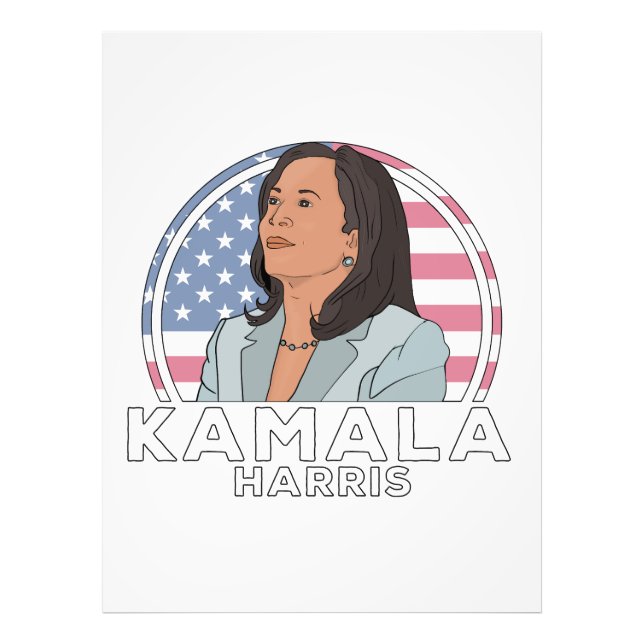 Impression Photo Politique Kamala Harris (Devant)