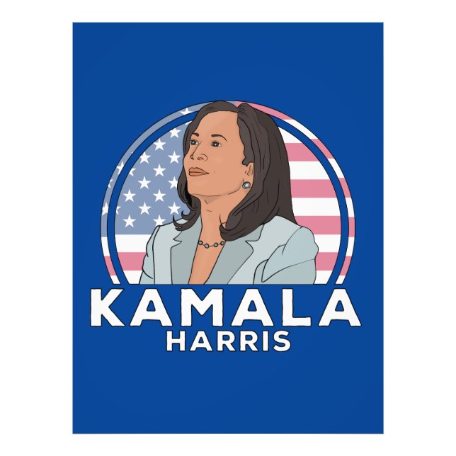 Impression Photo Politique Kamala Harris (Devant)