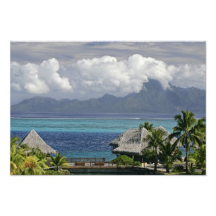 Impression Photo Polynésie française, Moorea. Vue de l'île