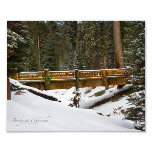 Impression Photo Pont à Wuksachi