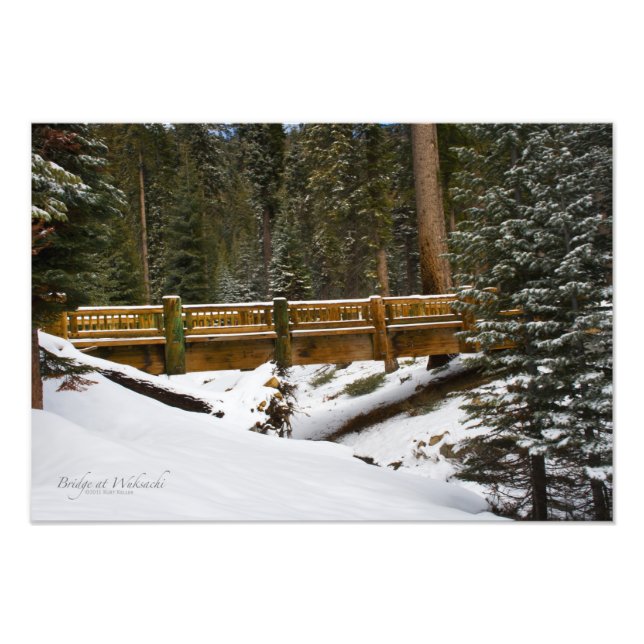 Impression Photo Pont à Wuksachi (Devant)