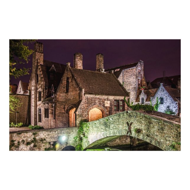 Impression Photo Pont Bonifacius à Bruges (Devant)