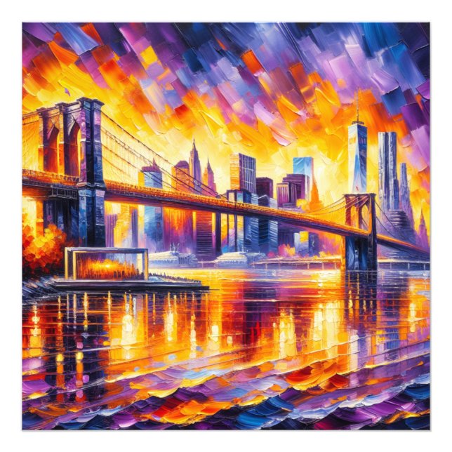 IMPRESSION PHOTO PONT BROOKLYN (Devant)
