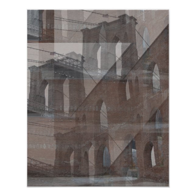 Impression Photo Pont Brooklyn (Devant)