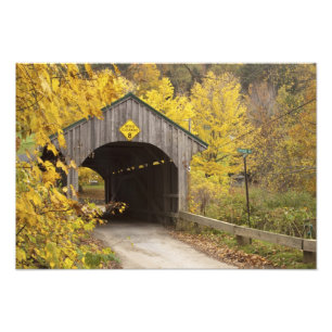 Impression Photo Pont couvert, Vermont, États-Unis 2