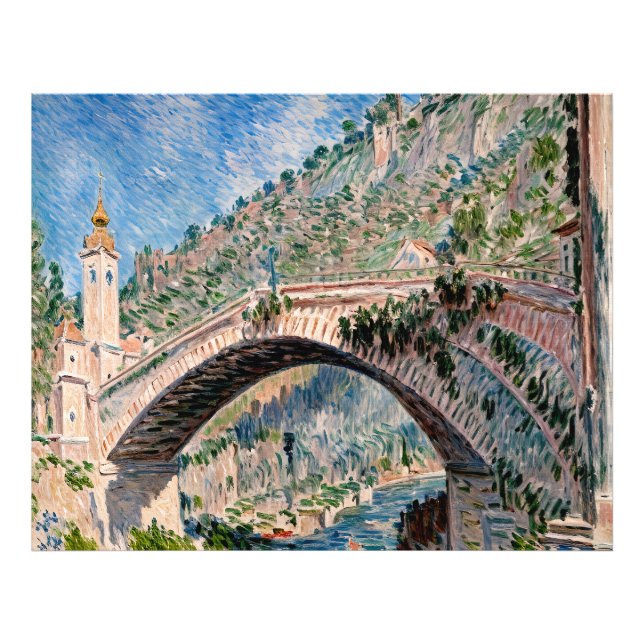 Impression Photo Pont de Dolceacqua (Devant)